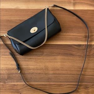 Coach Convertible Leather Black Crossbody